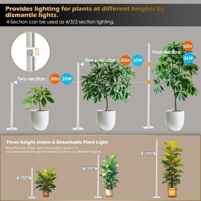 Sunspire - 36W Vertical Grow Lights Indoor Plants