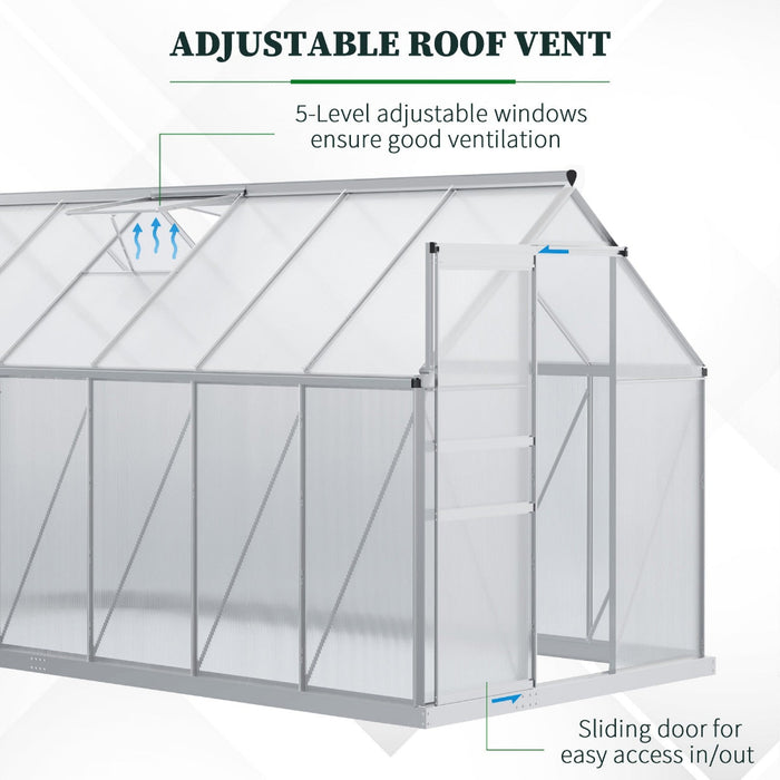 Greenspire - Polycarbonate Walk-in Greenhouse