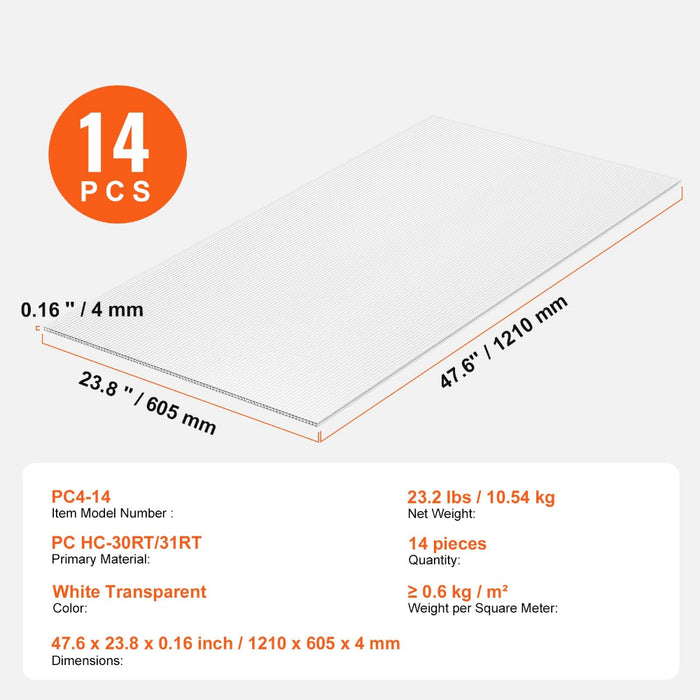 ClimaCore - Polycarbonate Greenhouse Panels