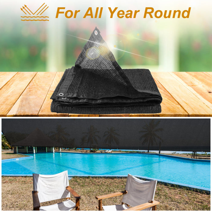 ShadeFlex - Sunblock Shade Cloth with Grommets