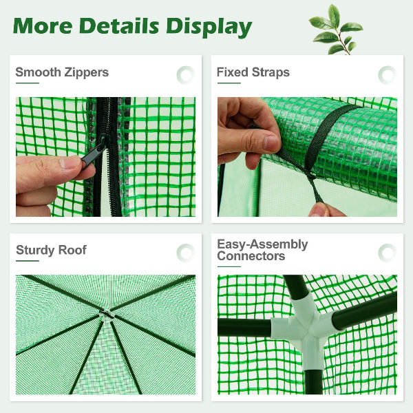 Verdura - Mini Walk-in Greenhouse w/ PE Cover