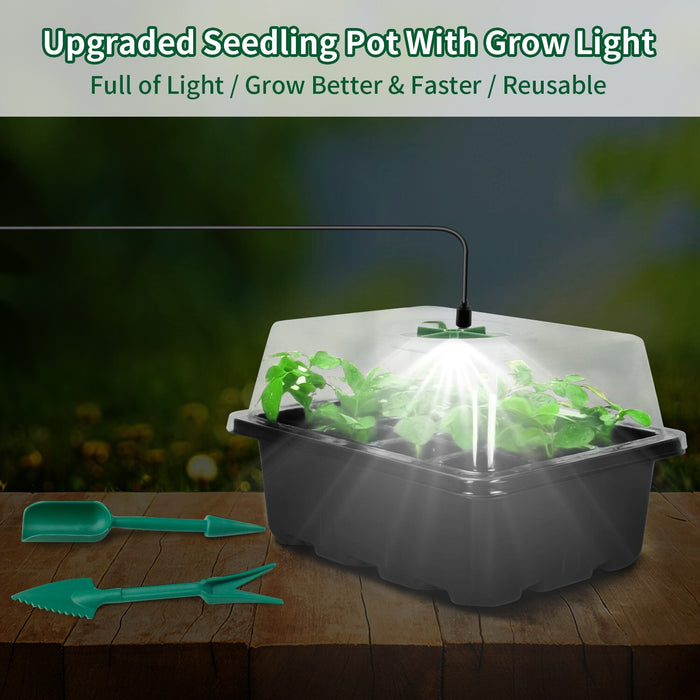 VerdureVault - Seed Nursery Kit with Grow Lights