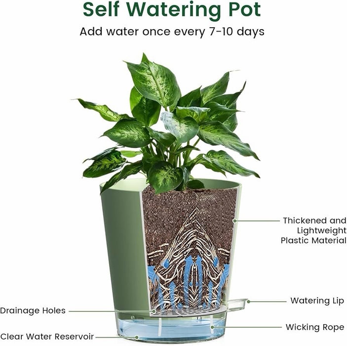 PureDrop - Self-Watering Planter Set
