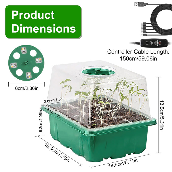 GlowSeed - Seed Starter Tray w/ Light