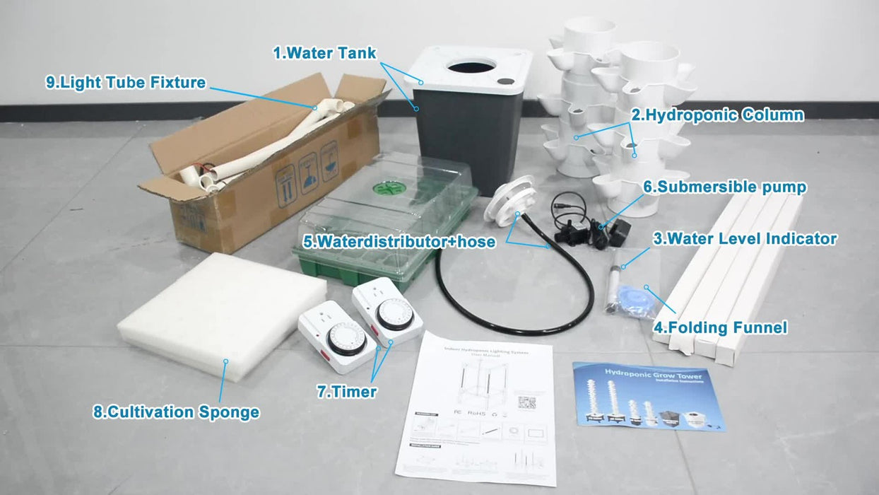 GreenColumn - Hydroponic Vertical Growing Tower System