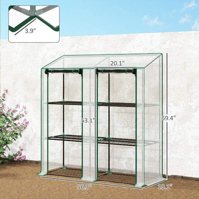 HerbRise - Portable Lean-to Greenhouse