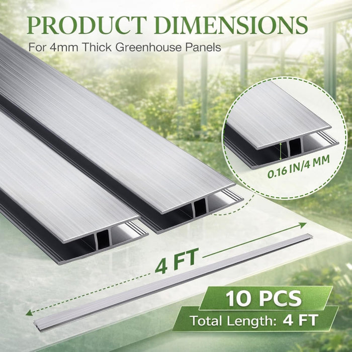 FrameFlex - Aluminum Greenhouse Connector Panels