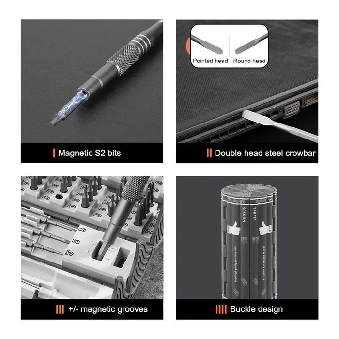 Tech Way Screwdriver TechTweak Precision Screwdriver Set – Compact Tool Kit for Repairs ...