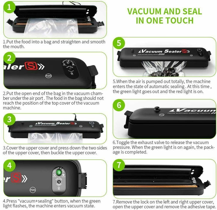 LocknSave - Vacuum Sealer Machine for Food Preservation