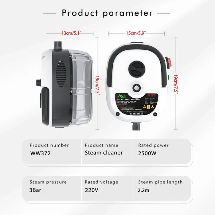 SteamBlitz Pro - High-Pressure Steam Cleaner