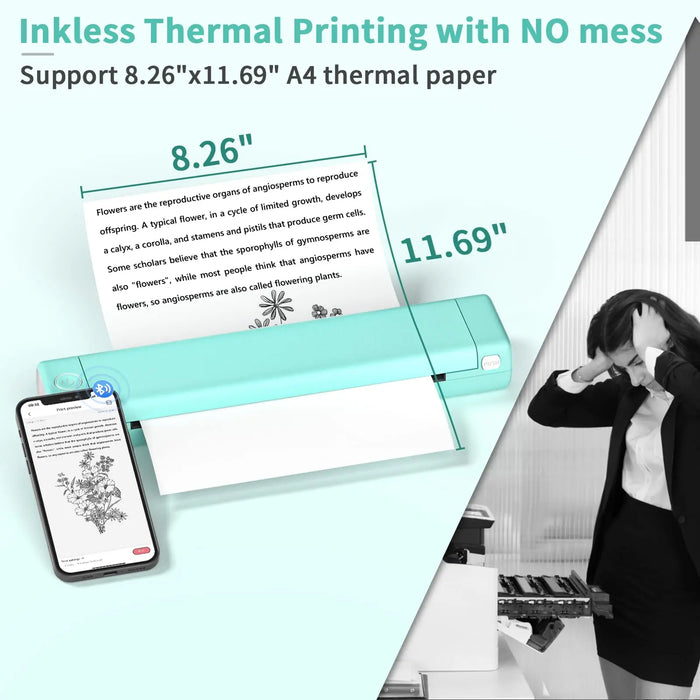 SwiftPrint MK500 – Portable Wireless Thermal Printer