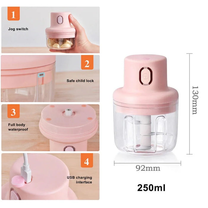 QuickWhiz - Electric Mini Food Chopper