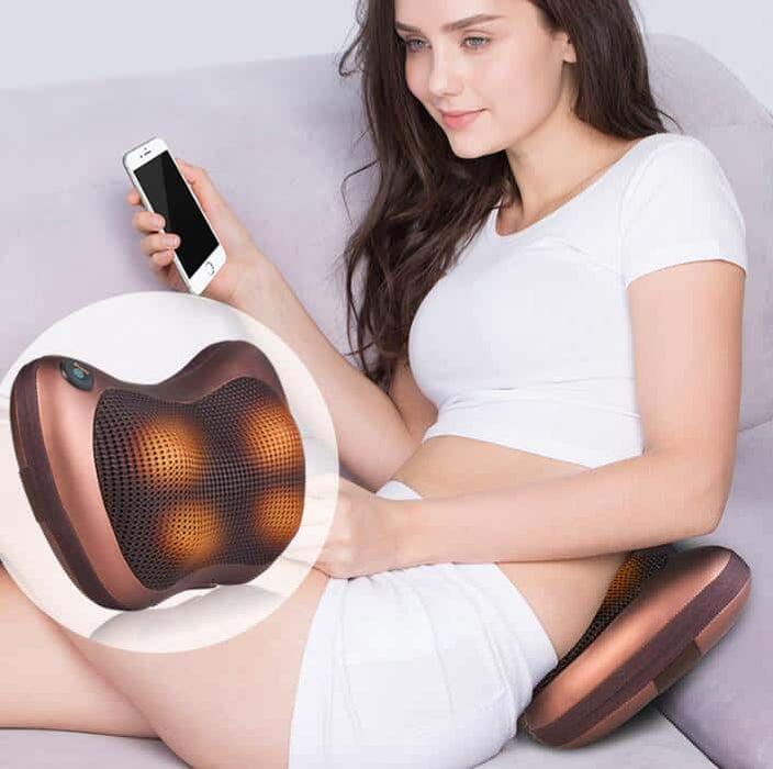 Soothio Massage Pro – Heated Neck and Back Massager Pillow