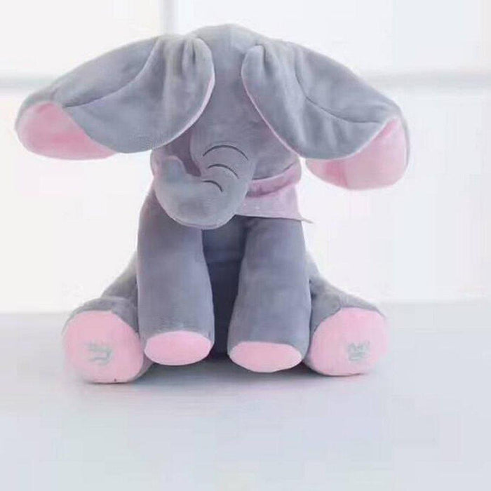 TinyTuskie - Talking Peekaboo Elephant Toy