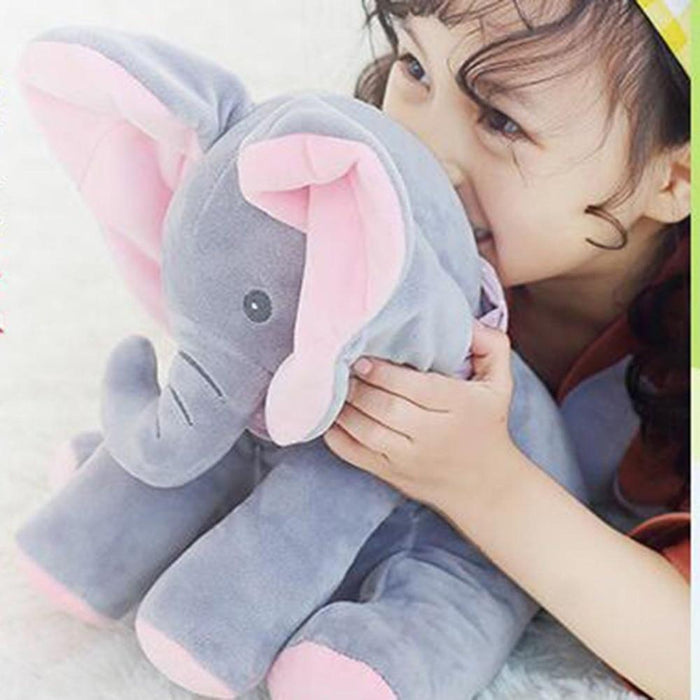 TinyTuskie - Talking Peekaboo Elephant Toy