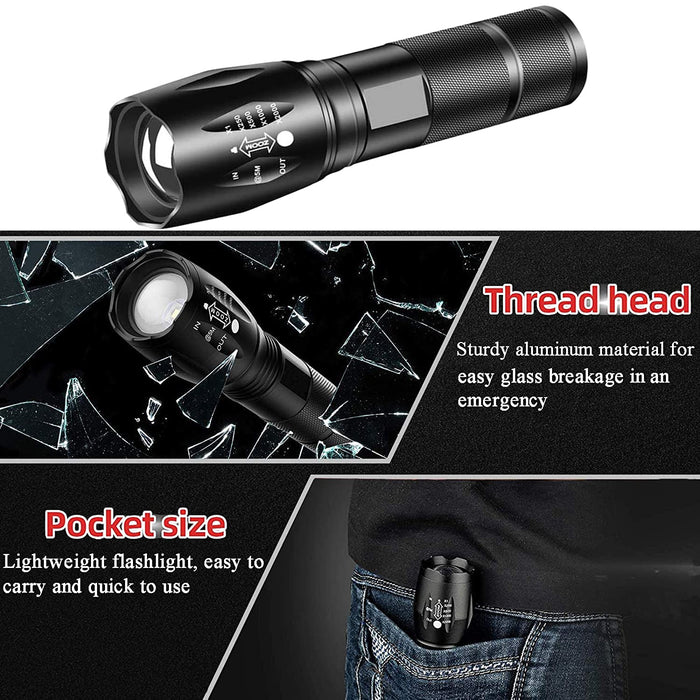 NightGlide Pro – Tactical Flashlight for Camping and Survival