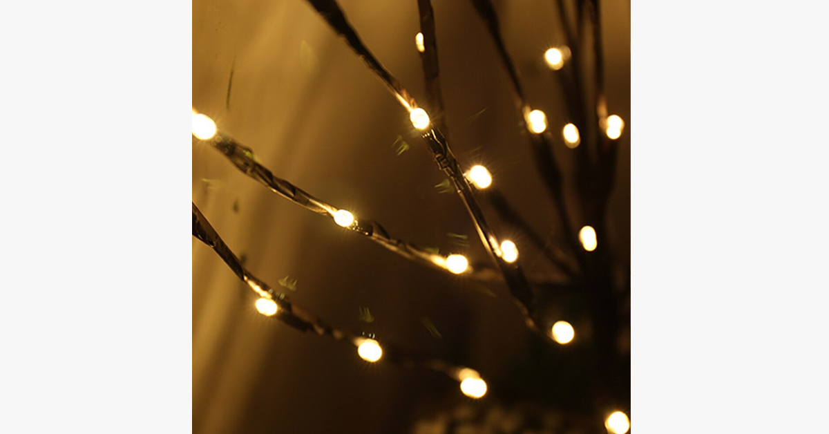 GlowWisp Branch Lights – LED Willow Branch Lamp