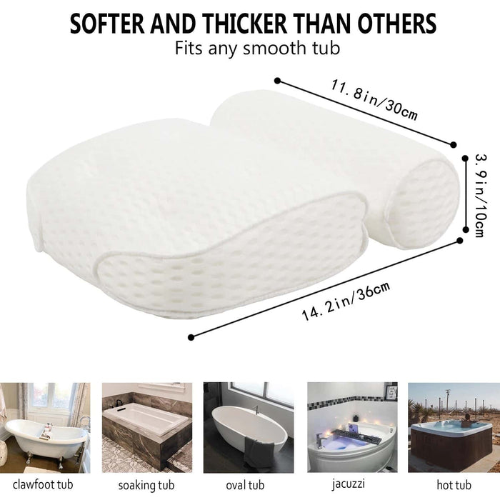 CloudSoak - Bath Pillow for Tub