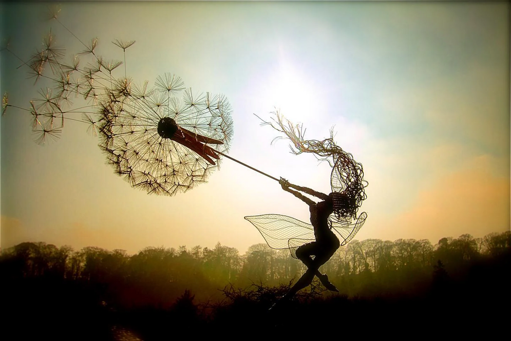WhimsiBloom Garden Decor – Fairy Garden Outdoor Metal Art