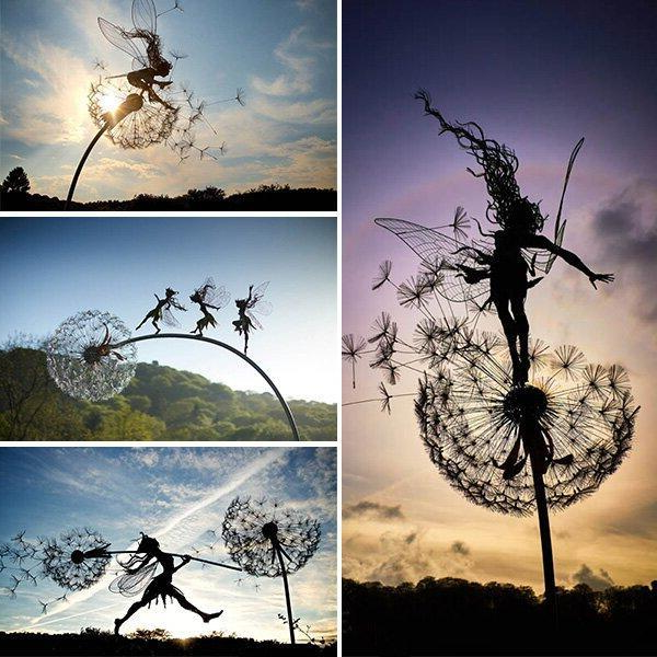 WhimsiBloom Garden Decor – Fairy Garden Outdoor Metal Art