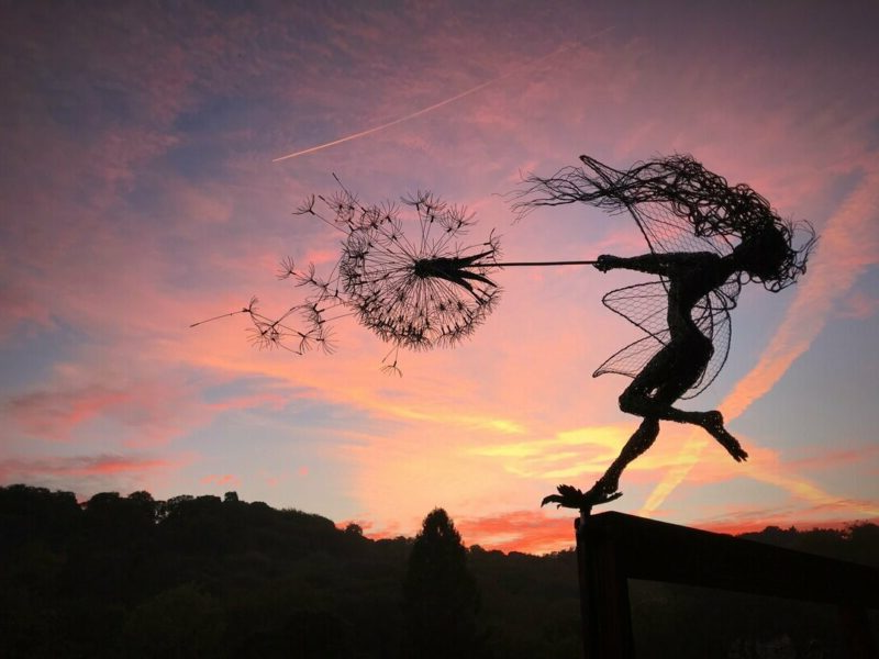 WhimsiBloom Garden Decor – Fairy Garden Outdoor Metal Art