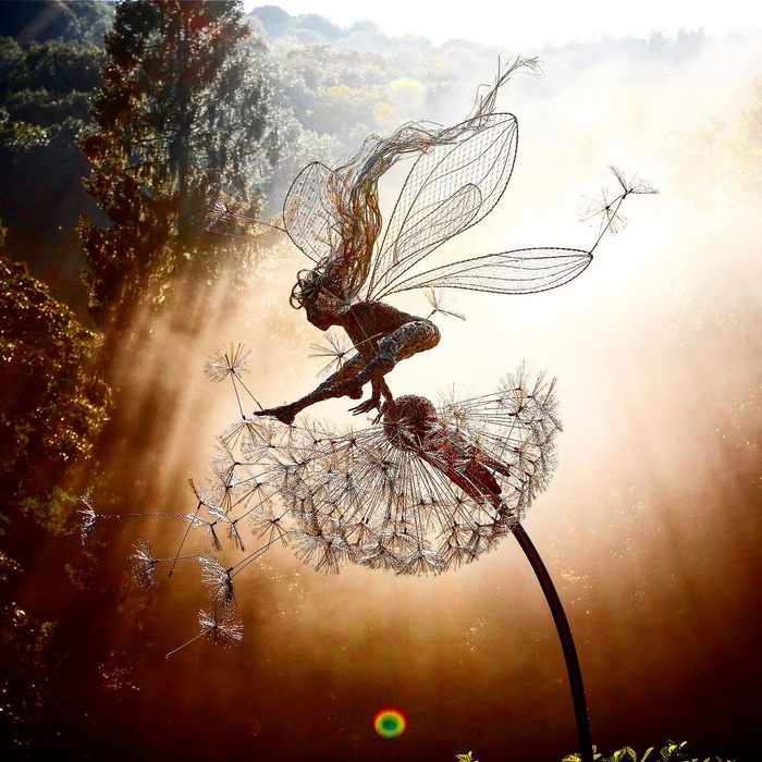 WhimsiBloom Garden Decor – Fairy Garden Outdoor Metal Art