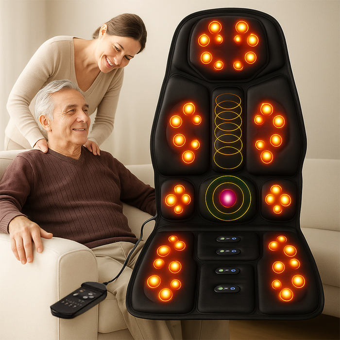 CalmaLux - Heated Massage Chair Pad