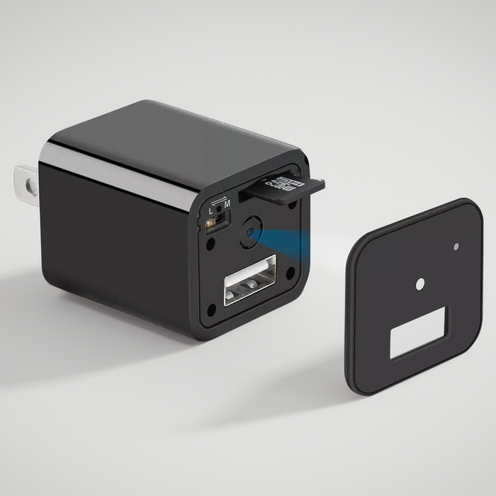StealthGuard Plug – Mini Charger Hidden Camera