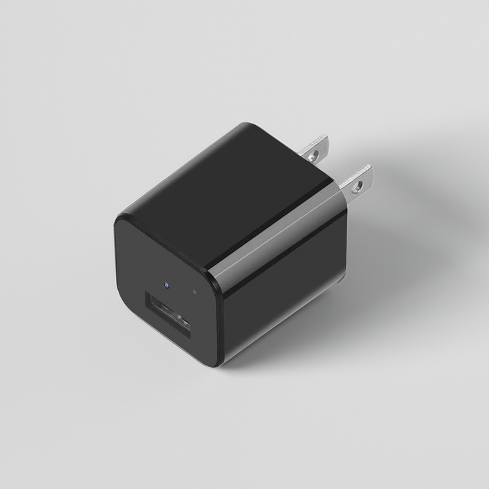 StealthGuard Plug – Mini Charger Hidden Camera