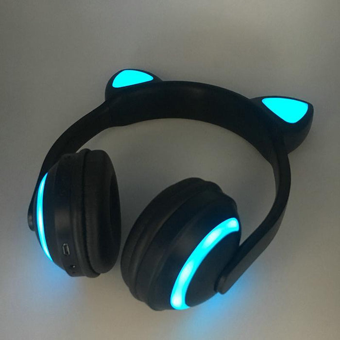 GlowTune Kitty - Bluetooth Cat Ear Headphones