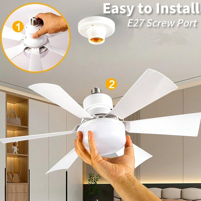VentoLight - 2-in-1 Ceiling Fan Light with Remote Control