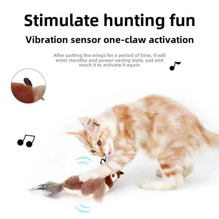 FlutterPals - Interactive Cat Bird Toy