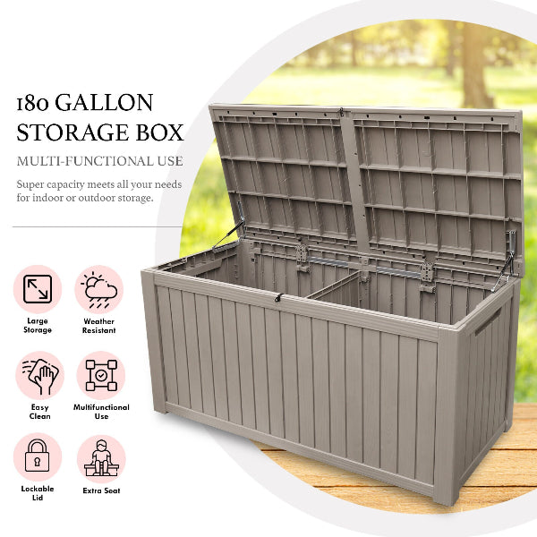 GardenKeep - Outdoor Storage Deck Box