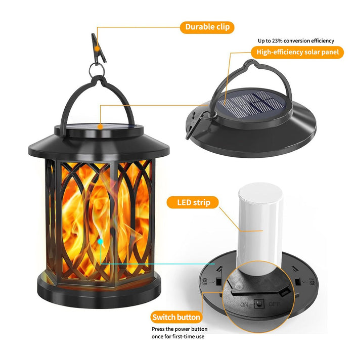 Twilight Ember - Solar Lanterns Outdoor