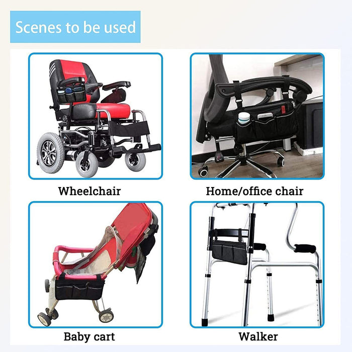 EasyReach Caddy - Wheelchair Armrest Organizer