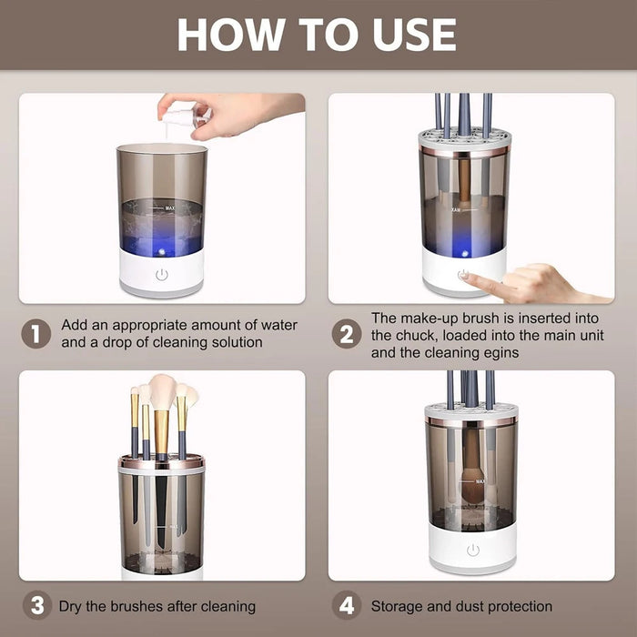 ChicRinse - Electric Makeup Brush Cleaner