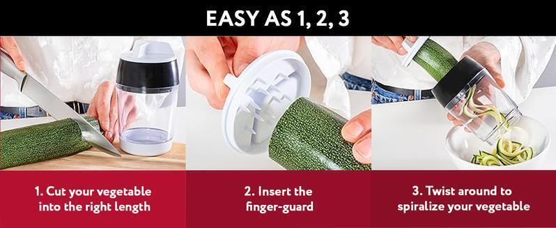 ZoodleMate - Handheld Vegetable Spiralizer