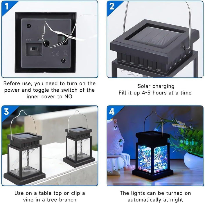 Solarique - Solar Hanging Candle Lanterns