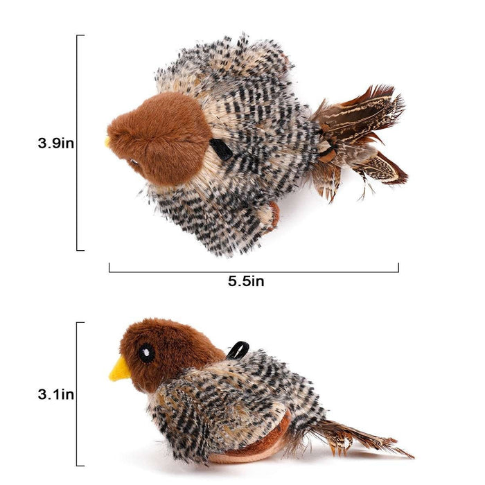 FelineFlap - Interactive Chirping Bird Cat Toy