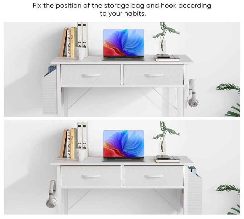 SpaceWise - Small Study Table with Drawers