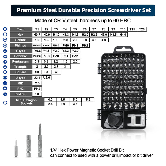 PrecisionPro Magnetic Screwdriver Set