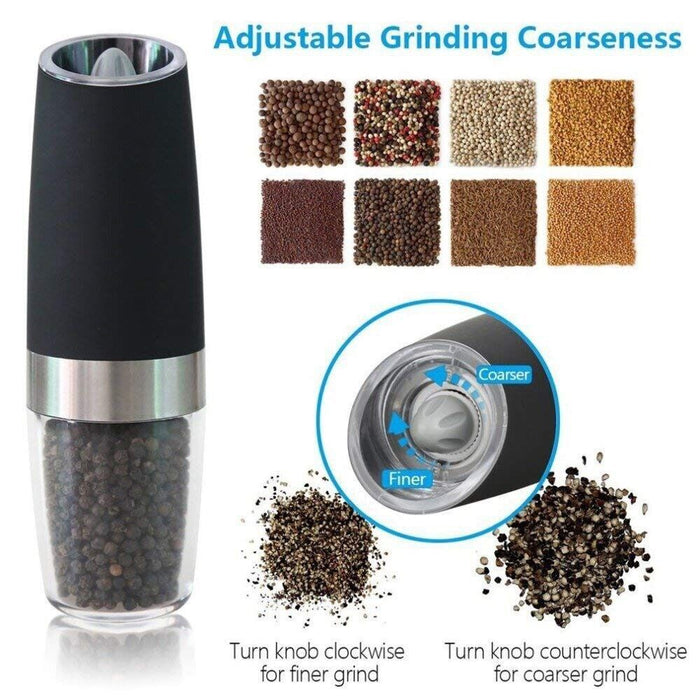 AutoSpice - Electric Salt and Pepper Grinder Set