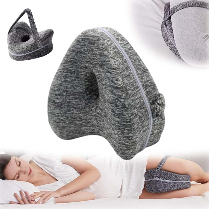 Mirella - Ergonomic Memory Foam Knee Pillow for Side Sleepers