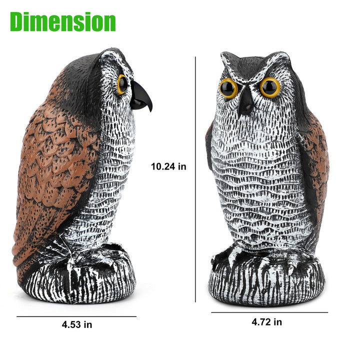 FeatherFend - Realistic Owl Bird Repellent