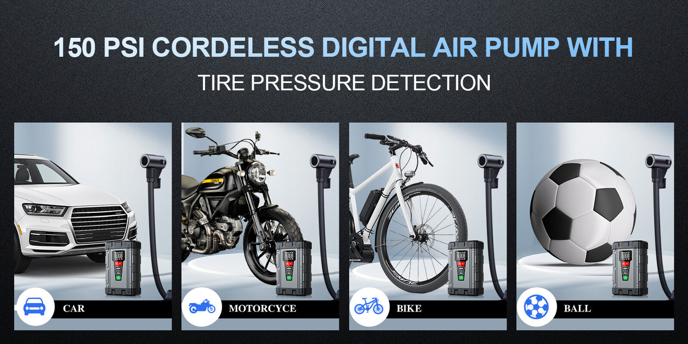 VoltX7 - Portable Car Jump Starter with Air Compressor