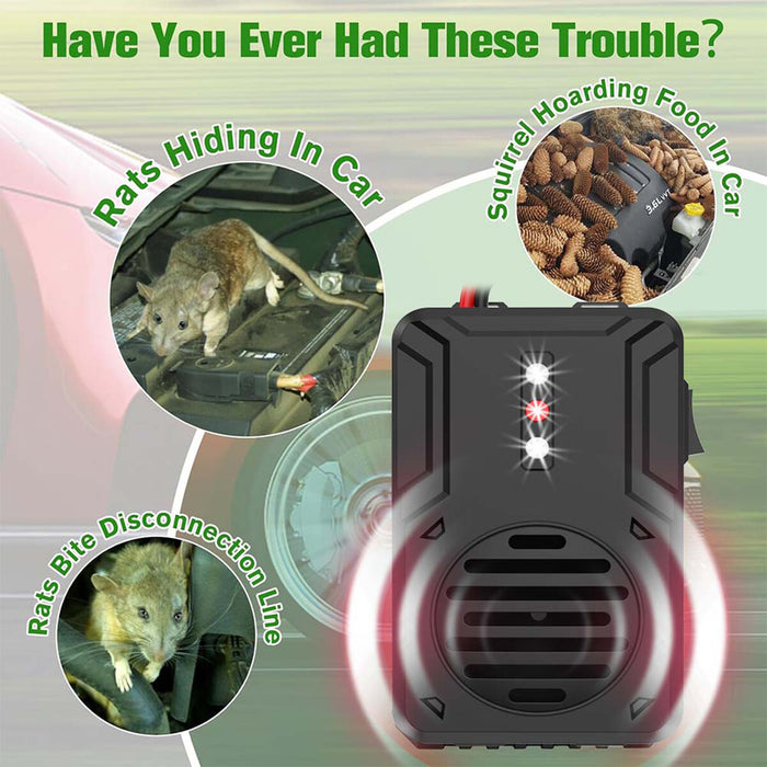 SonicDefender - Ultrasonic Car Rodent Repellent
