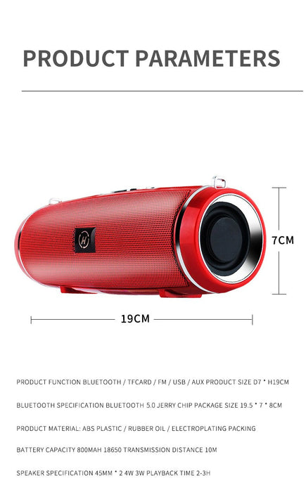 RhythmPeak - Portable Bluetooth 5.1 Speaker