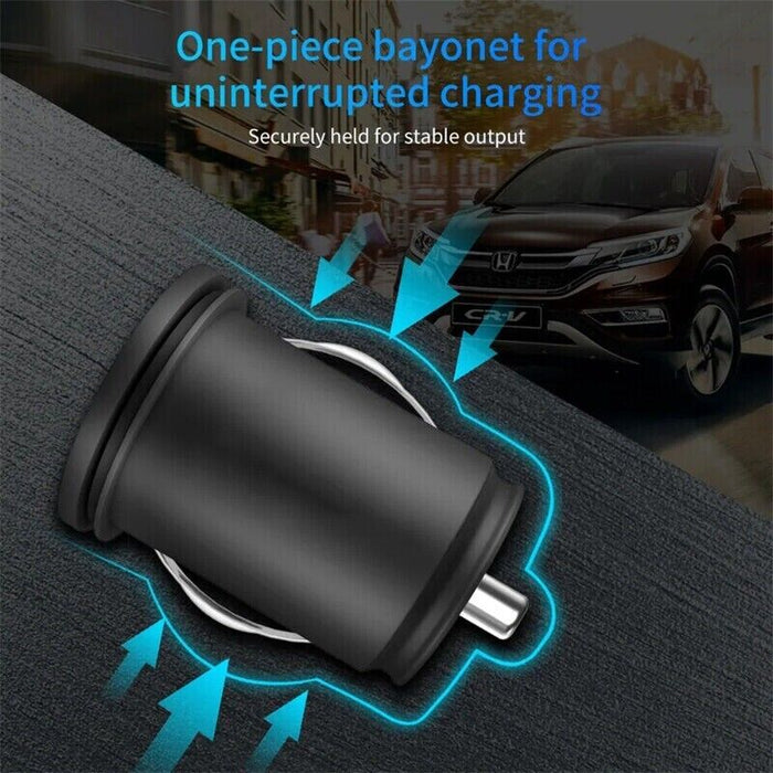 VoltEdge MiniBoost - USB Fast Car Charger