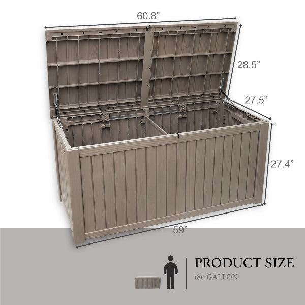GardenKeep - Outdoor Storage Deck Box