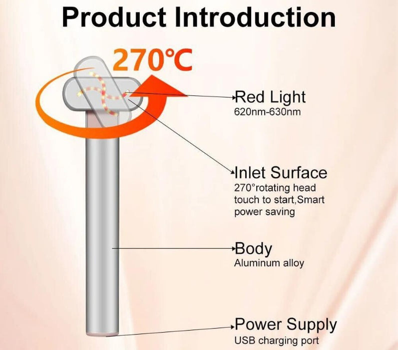 4-in-1 Facial Wand Red Light Therapy